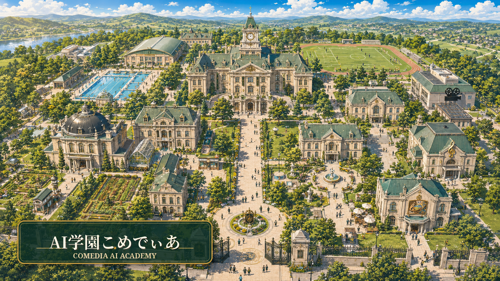 AI学園こめでぃあ全景