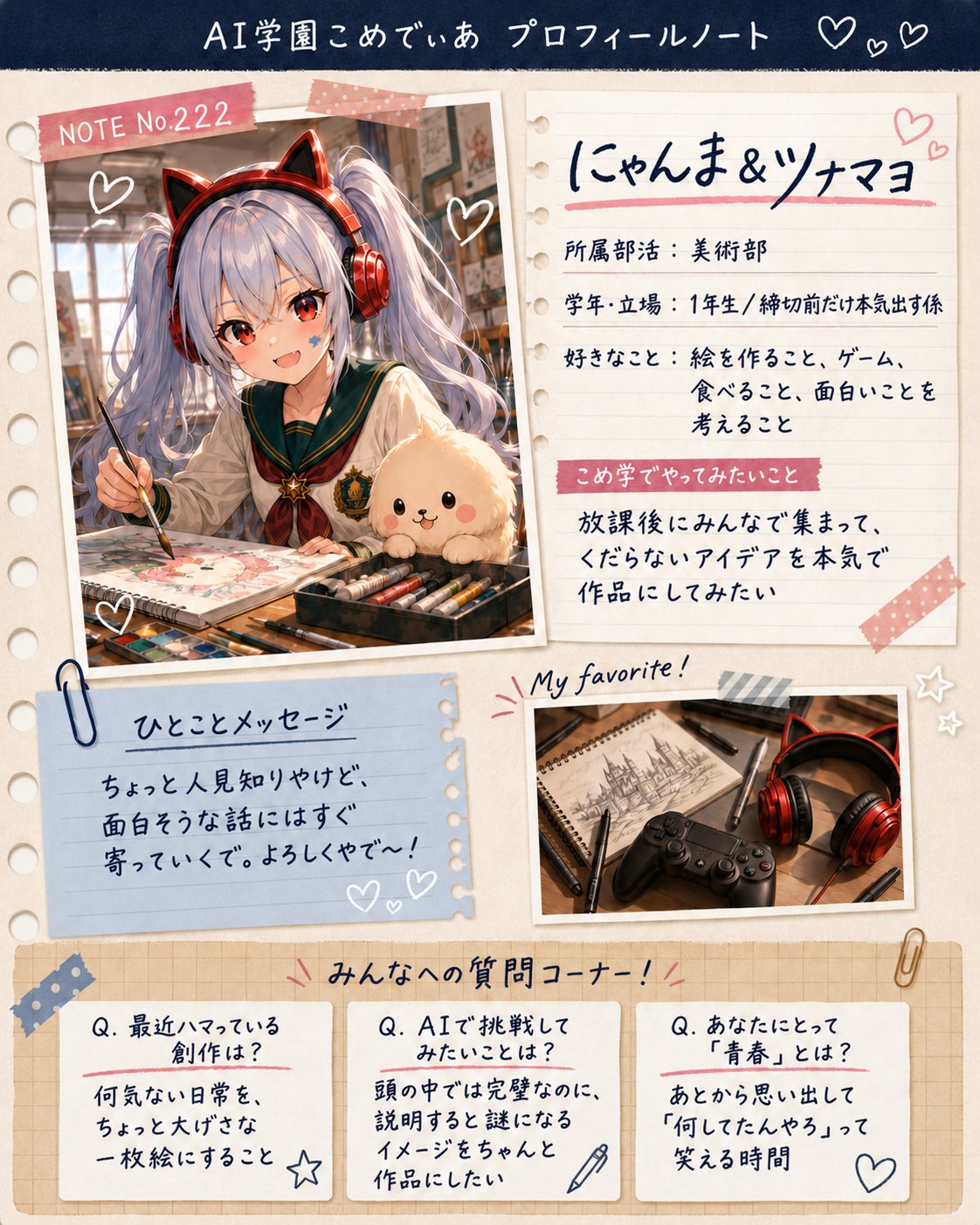 にゃんま＆ツナマヨ